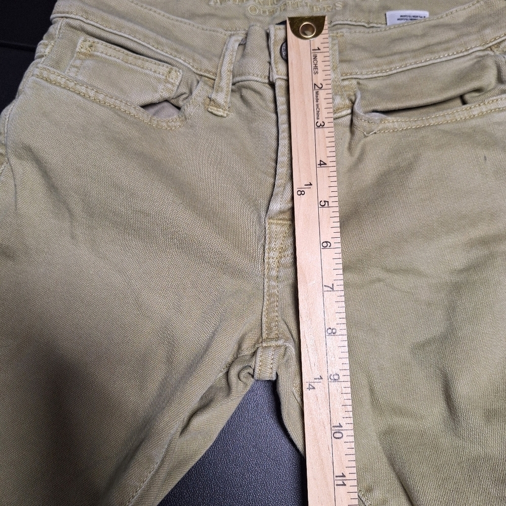 American Eagle Outfitters Men's Green Skinny Jeans - Picture 9 of 10